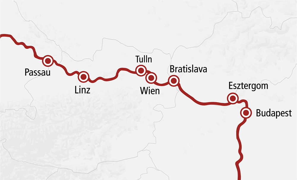 reiseroute donau flusskreuzfahrt nictours 2027